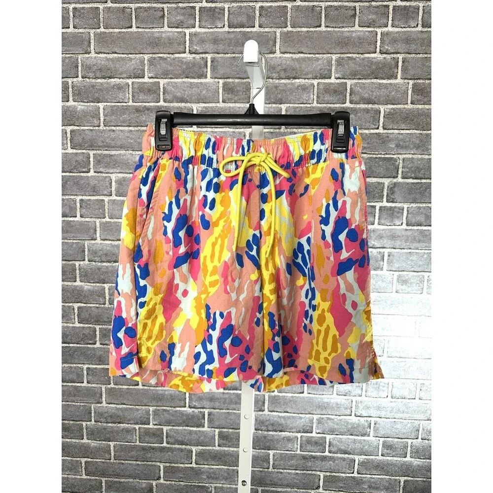Mode of One Men's Fashion Animal Regular-Fit Printed Swim Trunks - Small